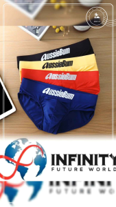 IFWFashion|Aussiebum mens brief ice silk u convex comfort fashion 2026 office sport gym casual fesyen baru lelaki (RDY STOCK SELANGOR)