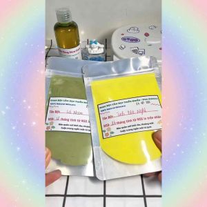 Tinh bột nghệ vàng nguyên chất dưỡng trắng mịn da giảm mụn mờ thâm sạm nám (ăn uống được)