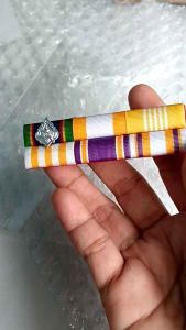 🔥วาระใหม่ล่าสุด 72พรรษา แพรแถบแบบเดี่ยว ประดับเหรียญย่อ