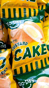 ( 1 RENCENG / 10PCS ) GODAY GO PIE  CUSTARD CAKE 25GR CEMILAN SNACK KUE BOLU