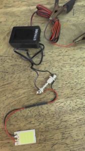 สวิตย์ สัมผัส เพื่อเปลี่ยนระดับสเตปการกระพริบของหลอด LED สามารถปรับความเร็วของหลอดไฟ LED ธรรมดาให้มี 4 สเตป ของเล่น DIY หน้าจอมีขนาดเล็ก สูง 1 นิ้ว กว้าง 2 ซม. สำหรับ LED 12V