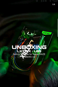 LX-TRIX LB5 SAKLAR MOBIL 2 MODE LAMPU UTAMA DAN FOGHLAMP TOYOTA ORIGINAL NINE