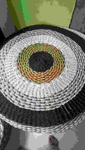 rug anyam ukuran 100cm/rug seagras/karpet lantai/karpet seagras