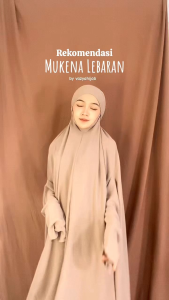 Mukena Lengan Jumbo Crinkle Airflow: Nyaman & Tahan Lama