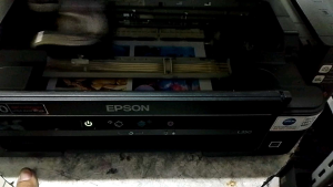 Printer Epson l350/360 scan copy siap pakai bekas berkualitas