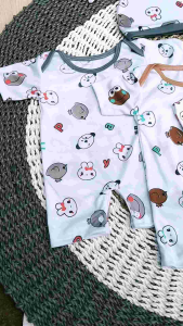 Setelan Baju Bayi Murah & Set Kupluk Nauvia.Babykids