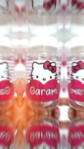 toples bumbu dapur ukuran 350ml isi 12 pcs toples bumbu hello kitty doraemon keropi mickey pooh