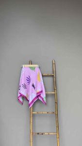 Voal Printing Anak Motif Leaves / Hijab Anak Motif Lucu