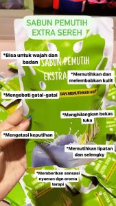 SABUN PEMUTIH VIRAL EXTRA SEREH BPOM READY STOCK