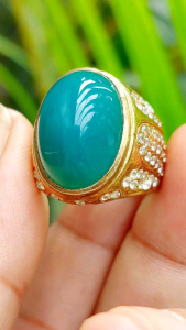 [ NON COD ] CINCIN BATU BACAN MAJIKO NATURAL ( HIGH QUALITY ) PERAK MURNI