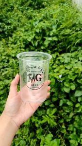 Sablon Cup Plastik 16oz Oval 85gr - Merk Starindo - Minimum Order 500pcs