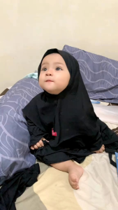 hijab Maurin termurah 0-18bulan.jilbab anak/kerudung bayi instan hijab anak perempuan