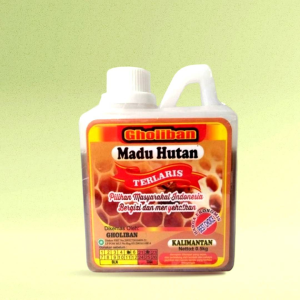 Madu Hutan Kalimantan Gholiban Diperkaya Bee Pollen dan Royal Jelly 500 Gram