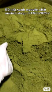 100g bột trà xanh nguyên chất làm trắng da giảm mụn và dầu nhờn