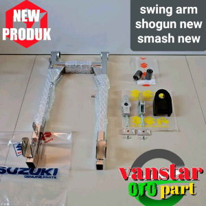 SWING ARM SHOGUN NEW 110R 125R SMASH NEW TITAN ARASHI pnp tornado warna chrome lengkap