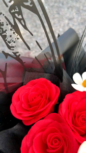 Ready Stock Soap Flower Bouquet 【Crimson Waltz】Red awakening rose butterfly