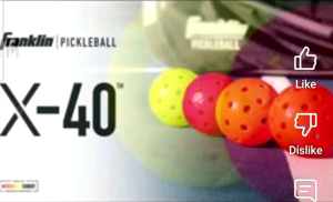 Franklin Sports X-40 High-Quality Outdoor Pickleball Set - USAPA Approved Original Ready in SG Daily Delivery