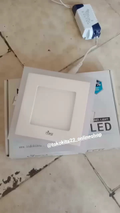 downlight panel led 2 warna inbow 6+3 watt HILED Kotak + driver