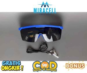 KACAMATA SAFETY PETAK KERJA HITAM/SMOKE BESAFE