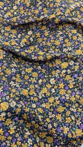 Vải voan hoa nhí nhập Hàn quốc .Khổ vải 14m