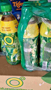 12chai nước ngọt trà xanh o độ chai 450ml đậm vị thơm ngon thanh mát từ trà xanh