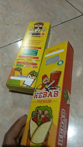 kotak kebab/ box kebab / dus kebab isi 100pcs