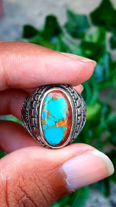 EST. JARI 7 - 8 NATURAL CINCIN BATU AKIK PIRUS PERSIA