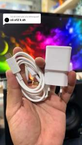 Bộ sạc nhanh dùng cho Samsung A51 (Cam Kết Sạc ZIN) (Adaptor Trắng nhám + Cable chuẩn type C) (Fast Charging)
