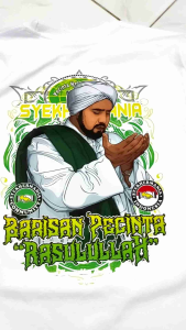 Kaos Distro SYEKHER MANIA - BARISAN PECINTA RASULULLAH bahan catton combad 24s