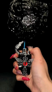 HỘP QUẸT BẬT LỬA GA KHÒ 2 CHẾ ĐỘ LỬA HÌNH ĐÔI CÁNH THIẾT KẾ ĐẸP LẠ