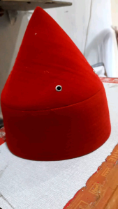 Peci Sufi Bulat Bahan Bludru Ukuran Standar