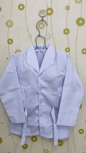 Baju Putih Tali Lengan Panjang Murah Untuk TK & MI & Madrasah & Guru