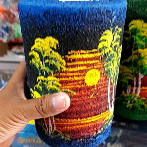 CELENGAN KAYU UNIK/ CELENGAN KAYU MOTIF PEMANDANGAN /CELENGAN KAYU HIASAN RUMAH