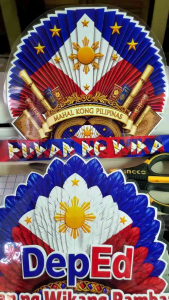 Laminated Waterproof Buwan ng Wika Headdress 3D & 2D effect Vibrant Print in Thick Photopaper Handcrafted