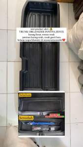 Trunk Organizer Innova ZENIX lebih rapi lebih mewah