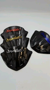 Visor Beat Karbu Anti Pecah Plus Emblem Akrilik Bismillah