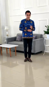 Kemeja Korpri Pria Premium Lengan Panjang Full Furing Seragam ASN