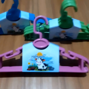 1 pack / 6 pcs hanger rotan plastik kokoh dan kuat ukuran dewasa