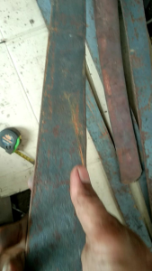 BESI PER ROLLING. tebal 4.5mm lebar 5cm dan 7cm