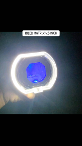 Lampu Tembak Projie Biled Matrix 4.5 inch Flat Cut Putih Kuning High Low Dengan Kipas Pendingin Premium