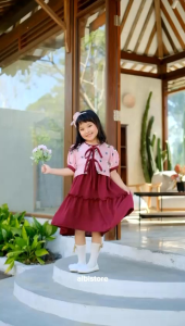 DRESS ANAK CHARLOTTE DRESS ROMPI LUCU