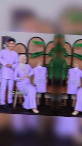 Kebaya Lace Ibu dan Anak Cotton Osaka Sedondon Baju Melayu Johor Ayah dan Anak Cotton Osaka - SAGE GREEN