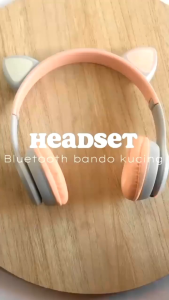 HEADSET WIRELESS BLUETOOTH LED CAT BANDO SRIES P47 SUPER BASS
