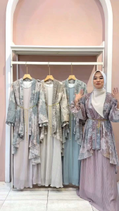 NEW ARRIVAL MAUDY DRESS PESTA ALODY MAXY BAHAN CERUTY TERBARU ADA TALI EMAS DI BAGIAN PINGGANG// DRESS PESTA MUSLIMAH TERLARIS