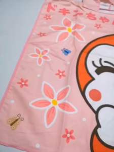 Kinchobabyshop - Anpanman towel #ชุดคลุมอาบน้ำ ผ้าโพลีเอสเตอร์ ซับน้ำได้ดี มีฮู้ด มีที่คล้อง #ผ้าคลุมอาบน้ำ