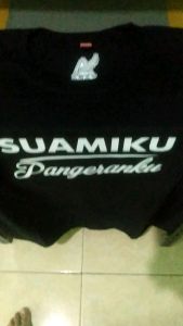 Kaos Couple Sablon Keluarga SUAMIKU PANGERANKU ISTRIKU BIDADARIKU Lengan Pendek Hitam All Size