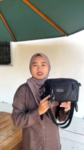 Sling Bag Pouch PEGE Leondra Tas Pria 2in1 Bisa Selempang Pouch Model Casual dan Trendy - PG 9072