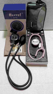 Baxtel APG Purple Aneroid BP With Lavender Deluxe Stethoscope