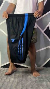YS Celana 3/4 Pria Sporty Celana Pendek Cowok Short Pants - Strip Biru