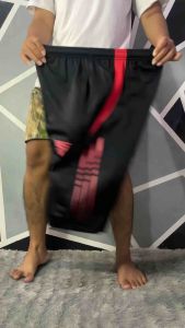 YS Celana 3/4 Pria Sporty: Celana Pendek Cowok Short Pants - Strip Merah